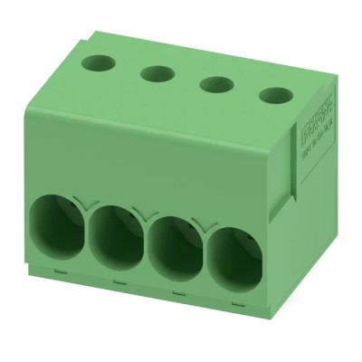 Phoenix Contact PCB Terminal Block 4-Contact 10.16 mm Pitch Wave Soldering Mount 1 Row 1017528