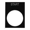 RS PRO Legend Plate Accessory for Ptec Push Button, RoHS Compliant 175-3965