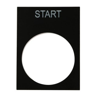 RS PRO Legend Plate Accessory for Ptec Push Button, RoHS Compliant 175-3965