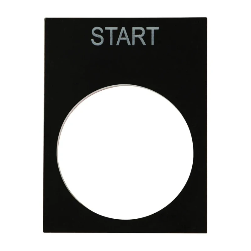 RS PRO Legend Plate Accessory for Ptec Push Button, RoHS Compliant 175-3965