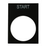 RS PRO Legend Plate Accessory for Ptec Push Button, RoHS Compliant 175-3965