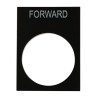 RS PRO Legend Plate Accessory for Ptec Push Button 175-3958 United Kingdom