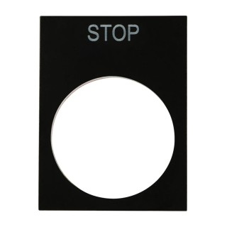 RS PRO Legend Plate Accessory for Use with Ptec Push Button 175-3966