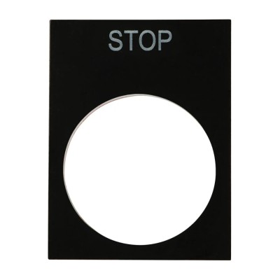 RS PRO Legend Plate Accessory for Use with Ptec Push Button 175-3966