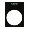RS PRO Legend Plate Accessory for Use with Ptec Push Button 175-3966
