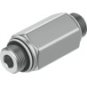 Festo H Series Non-Return Check Valve Anodised Wrought Aluminium Alloy Housing 0.4-12 bar Pressure H-1/4-B