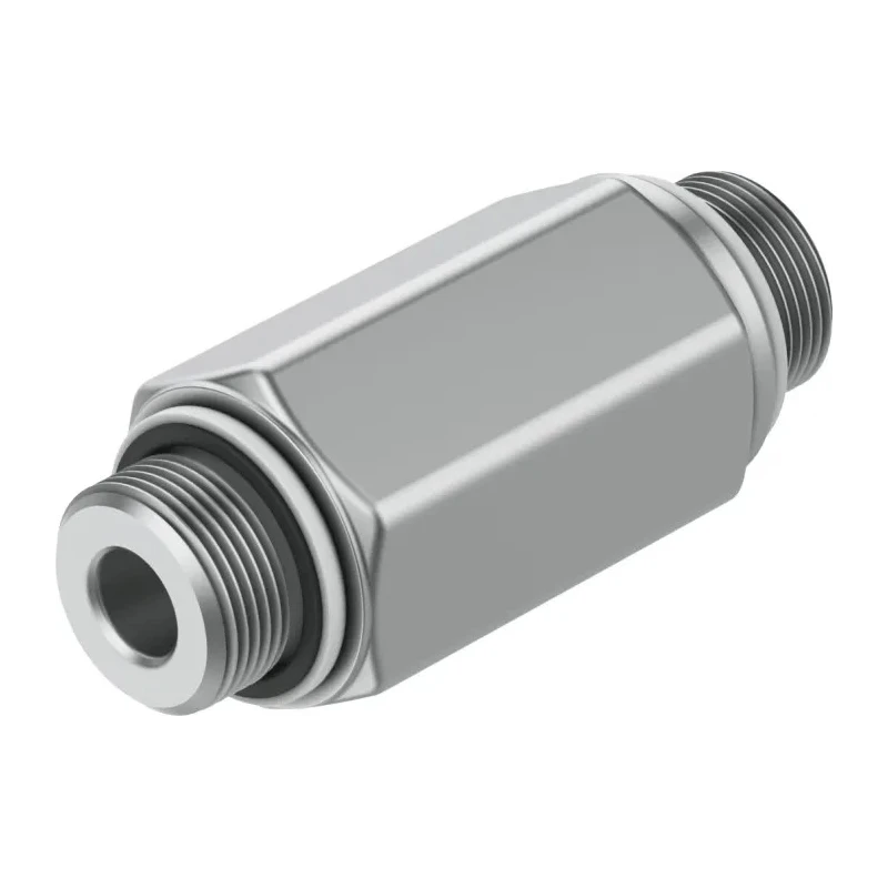 Festo H Series Non-Return Check Valve Anodised Wrought Aluminium Alloy Housing 0.4-12 bar Pressure H-1/4-B
