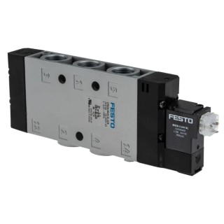 Festo Solenoid Pilot Valve Electric G CPE Series 24V DC 5/2 Function 3200 L/min Flow Rate CPE24-M1H-5L-3/8