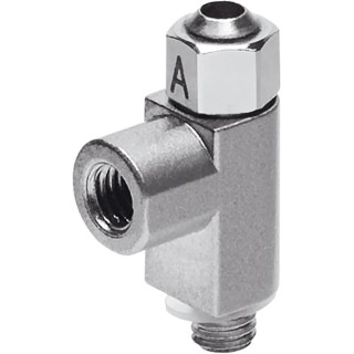 Festo Pneumatic One-Way Flow Controller Exhaust Valve 2 bar Max Pressure GRLA-M3