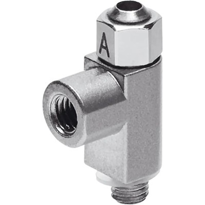 Festo Pneumatic One-Way Flow Controller Exhaust Valve 2 bar Max Pressure GRLA-M3