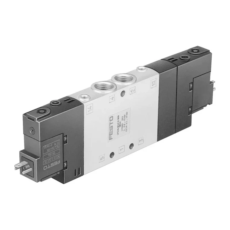 Festo Solenoid Pilot Valve Electric G CPE Series 24V dc 1/4 in Port Size Aluminium Body CPE18-M1H-5/3G-1/4