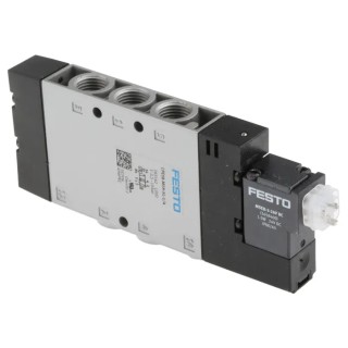 Festo Solenoid Pilot Valve Electric G Series CPE18-M1H-5L-1/4 24V DC 1.5W Aluminium Body 18mm Width Germany
