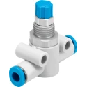 Festo GR Series Flow Controller Flow Valve 2 bar Pressure, Multiple Polymer Materials, Model GR-QS-4