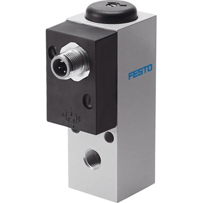 Festo Vacuum Switch -1 bar to 1.6 bar, G 1/8 Port Size, SPDT Output, 48V, IP65 Rated VPEV-1/8-M12