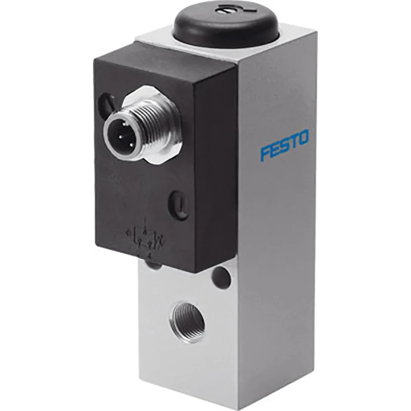 Festo Vacuum Switch -1 bar to 1.6 bar, G 1/8 Port Size, SPDT Output, 48V, IP65 Rated VPEV-1/8-M12