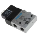 Festo Solenoid Pilot Valve Electric G 1/8 Threaded Push-in Port 24V dc 3/2 8 bar Aluminium Body CPE14-M1BH-3GL-1/8