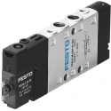 Festo Solenoid Pilot Valve Electric G 1/8 Port Size 24V DC 5/3 Valve Function Aluminium Body CPE14-M1BH-5/3G-1/8