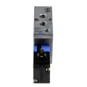 Festo Solenoid Pilot Valve Electric G 5/2 Monostable 1/4 in Port Size 24V DC Aluminum Body MVH-5-1/4-B