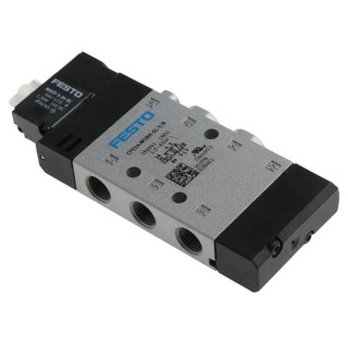 Festo Solenoid Pilot Valve Electric G 1/8 Threaded Push-in Port 5/2 Valve Function 24V DC 800L/min CPE14-M1BH-5L-1/8