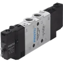 Festo Solenoid Pilot Valve Electric G 1/8, 5/2 Valve Function, 24V DC, 8 Bar, 800L/min Flow Rate CPE14-M1BH-5J-1/8