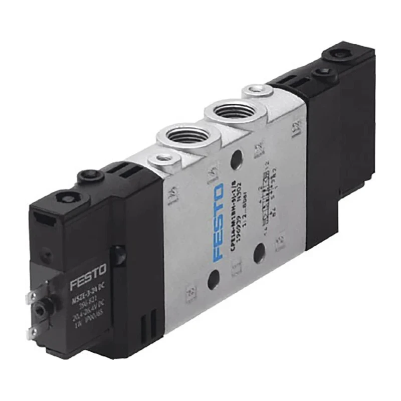 Festo Solenoid Pilot Valve Electric G 1/8, 5/2 Valve Function, 24V DC, 8 Bar, 800L/min Flow Rate CPE14-M1BH-5J-1/8