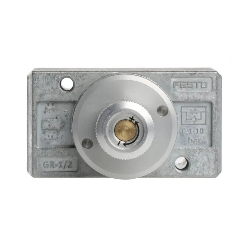 Festo Pneumatic Flow Controller Valve 10 bar, Die Cast Zinc, Operating Temp -20°C to 75°C GR-1/2