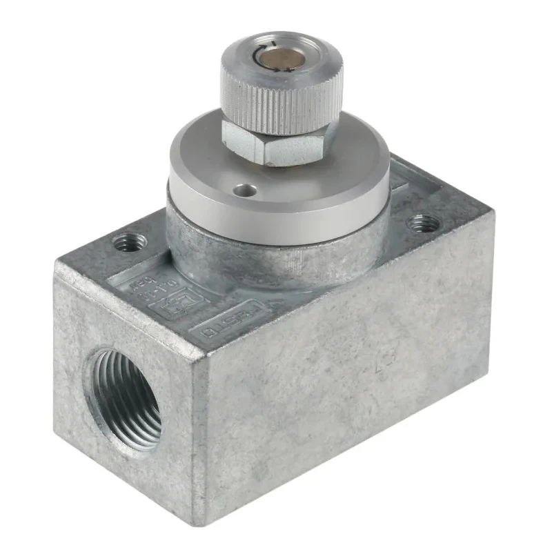 Festo Pneumatic Flow Controller Valve 10 bar, Die Cast Zinc, Operating Temp -20°C to 75°C GR-1/2