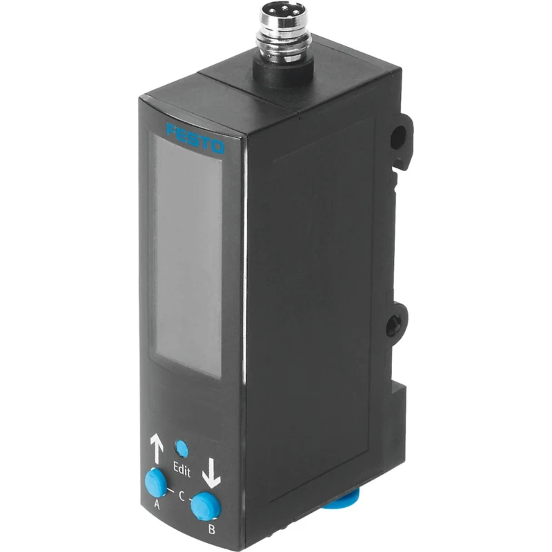 Festo Pressure Sensor IP65 10 bar 30V DC with Digital Display 