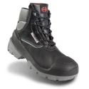 Heckel Men's Ankle Safety Boots Black Stainless Steel Toe Capped Size UK 6.5 EU 40 EN ISO 20345:2011 6391340