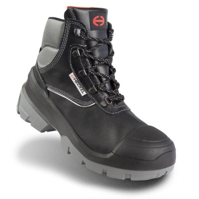 Heckel Men's Ankle Safety Boots Black Stainless Steel Toe Capped Size UK 6.5 EU 40 EN ISO 20345:2011 6391340