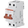 ABB 2-Pole DIN Rail Isolator Switch IP20, IP40, 25A, Screw Terminal, Grey Handle 2CDD282101R0025 SD202/25