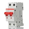 ABB 2-Pole DIN Rail Isolator Switch 40A, IP40/IP20, Screw Terminal, Grey Handle, SD202 Series 2CDD282101R0040 SD202/40