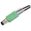 Phoenix Contact Sensor Actuator Cable 3-PUR/M12FS B Series, 300 mm, Polyurethane Jacket, 3-pin M12 Connectors, 250V 1668959