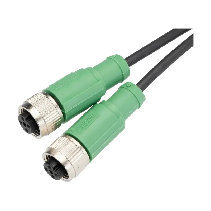 Phoenix Contact Sensor Actuator Cable 3-PUR/M12FS B Series, 300 mm, Polyurethane Jacket, 3-pin M12 Connectors, 250V 1668959
