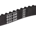 RS PRO Timing Belt 75 Teeth, 600 mm Length, 20 mm Width HTD Rubber Fibreglass Cord 175-5227
