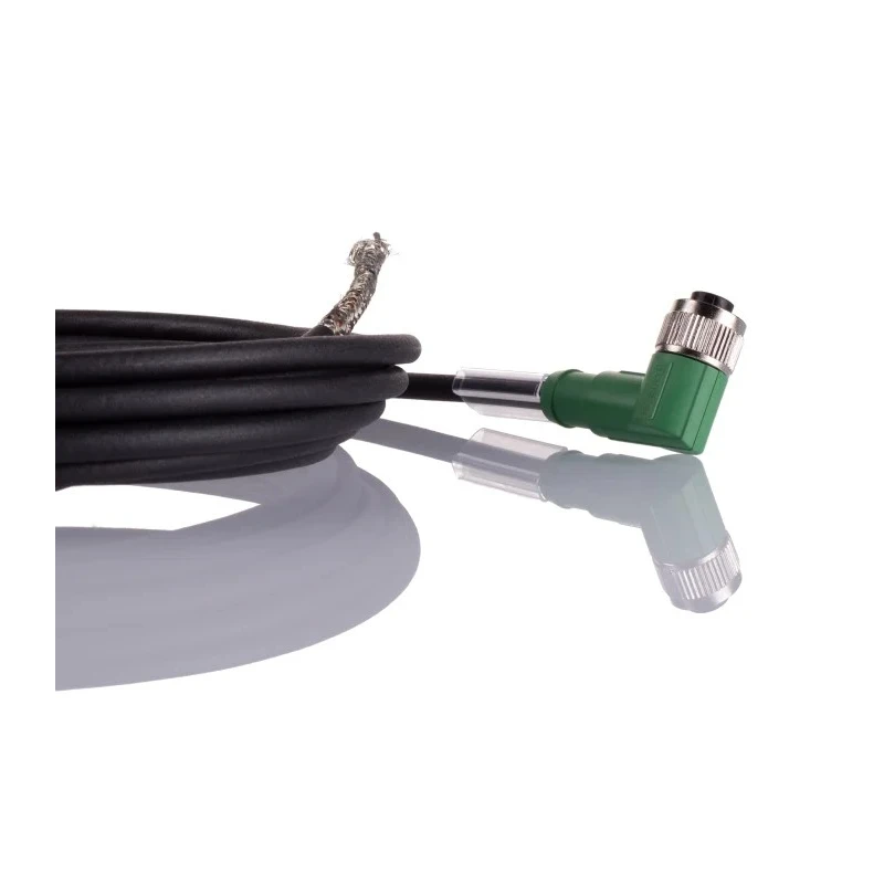 Phoenix Contact Sensor Actuator Cable Female 5 Way Right Angle to 5 Way Unterminated Polyurethane Jacket 5m 1682980