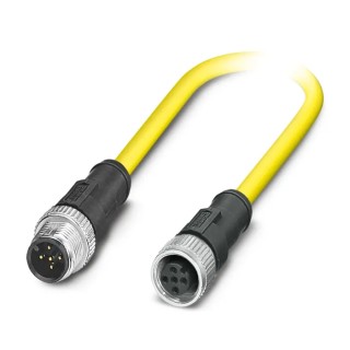 Phoenix Contact Sensor Actuator Cable Male 5 Way Straight to Female 5 Way Straight 1.5 m 30V 4A IP65/IP67/IP68 1406153