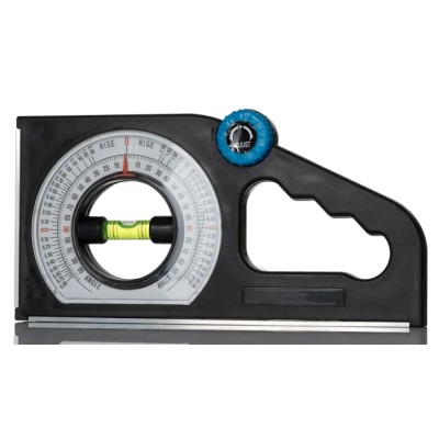 RS PRO 250 mm Magnetic Dial Type Inclinometer ABS Aluminium Alloy Frame ±1° Accuracy 175-6604