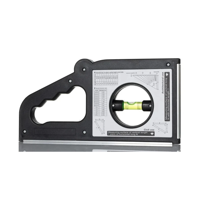 RS PRO 250 mm Magnetic Dial Type Inclinometer ABS Aluminium Alloy Frame ±1° Accuracy 175-6604