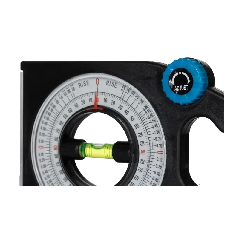 RS PRO 250 mm Magnetic Dial Type Inclinometer ABS Aluminium Alloy Frame ±1° Accuracy 175-6604