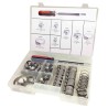 RS PRO Mild Steel Worm Drive Hose Clip Kit 70 Pieces 7 Sizes Thailand 175-7152