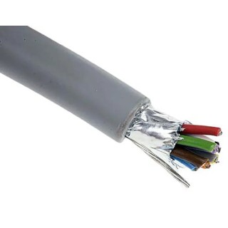 Alpha Wire Pro-Tekt Series Data Cable 2 Pairs 10 Cores 100 m Grey Sheath Polyvinyl Chloride B953102 GE033