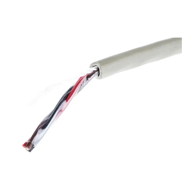 Alpha Wire Pro-Tekt Series Data Cable 2 Pairs 3 Cores 100 m Grey Polyvinyl Chloride Sheath 300V B953031 GE033
