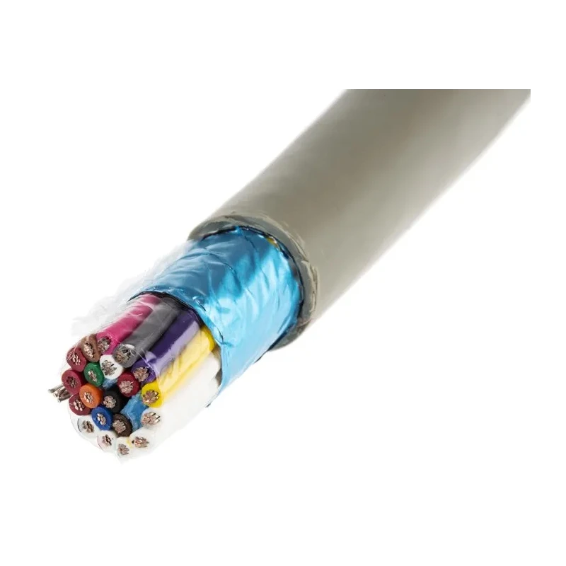 Alpha Wire Pro-Tekt Series Data Cable 2 Pairs 20 Cores 100 m Grey Polyvinyl Chloride Sheath 300V B953202 GE321