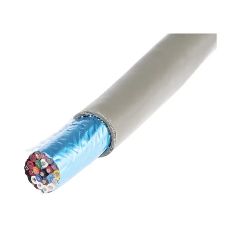 Alpha Wire Pro-Tekt Series Data Cable 2 Pairs 20 Cores 100 m Grey Polyvinyl Chloride Sheath 300V B953202 GE321