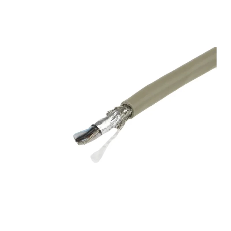 Alpha Wire Pro-Tekt Series Data Cable 2 Pairs 4 Cores 0.23 mm² 100 m Grey Sheath Polyvinyl Chloride B963024 GE033