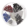 SES Sterling Bootlace Ferrule Crimp Terminal Kit with Copper Contacts, Assorted Sizes, Model 6490810000