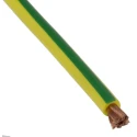 Staubli Green, Yellow Hook Up Wire 1036/0.07 mm Core Strands, 4.8mm Diameter, 1.5kV Voltage, 10m Length 175-7468