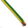 Staubli Green, Yellow Hook Up Wire 1036/0.07 mm Core Strands, 4.8mm Diameter, 1.5kV Voltage, 10m Length 175-7468