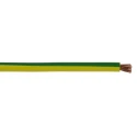 Staubli Green, Yellow Hook Up Wire 1036/0.07 mm Core Strands, 4.8mm Diameter, 1.5kV Voltage, 10m Length 175-7468